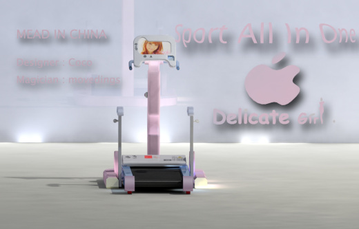 自发电多功能健身器(sw+cad+说明书)缩略图